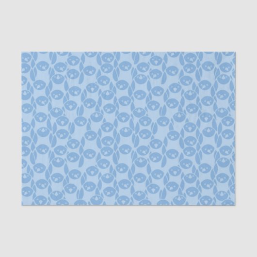 Blauwe pinguïnpatroonachtergrond tissuepapier (Voorkant)