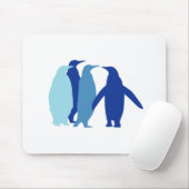 Blauwe pinguïns muismat (Met muis)