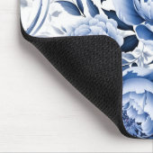 Blauwe pioenen muismat (Hoek)