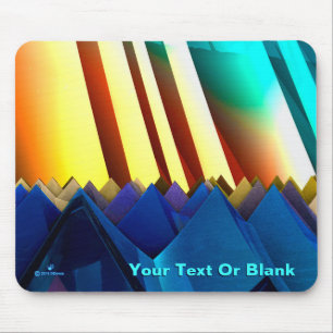 Blauwe piramiden en rism muismat