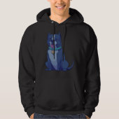 Blauwe Pitbull 71 Hoodie (Voorkant)