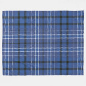 Blauwe Plaid 60x80 Fleece Deken (Voorkant (Horizontaal))