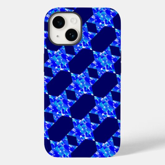 Blauwe plakband Case-Mate iPhone case (Achterkant)