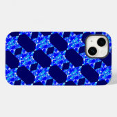 Blauwe plakband Case-Mate iPhone case (Achterkant (horizontaal))