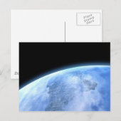 blauwe planeet briefkaart (Voorkant / Achterkant)