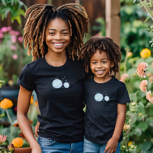 Blauwe planeet Moeder & Ik Matching T-shirt