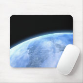 blauwe planeet muismat (Met muis)