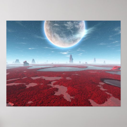 Blauwe planet poster (Voorkant)