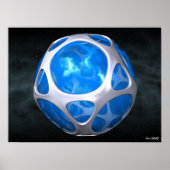 Blauwe planet poster (Voorkant)