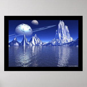 Blauwe planet poster