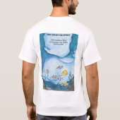Blauwe planet t-shirt (Achterkant)