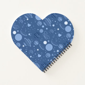 Blauwe planeten notitieboek