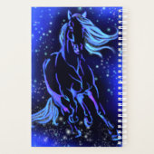 Blauwe plankpaard met Sterrennacht Planner (Achterkant)