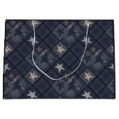 Blauwe pleister groot cadeauzakje (Voorkant)