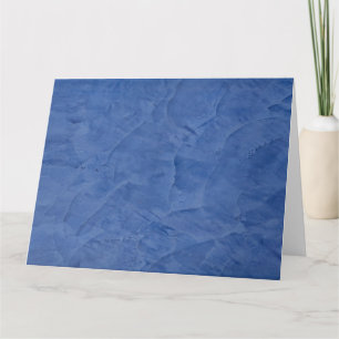 Blauwe Pleister Grote Witte Welkomstkaart Kaart