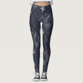 Blauwe pleister leggings (Voorkant)