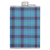 Blauwe pleister, Texas State tartan Heupfles (Achterkant)