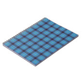 Blauwe pleister, Texas State tartan Notitieboek (Linkerzijde)