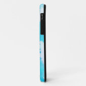 Blauwe plek, waterverf abstracte hand geschilderd Case-Mate iPhone case (Achterkant/links)