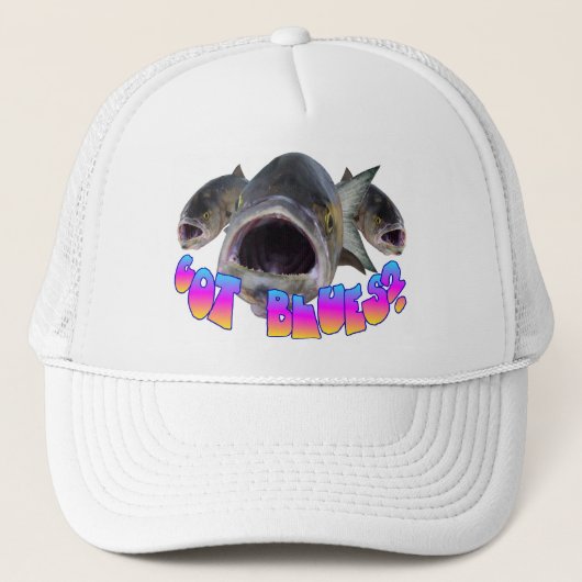 blauwe plekken trucker pet (Voorkant)