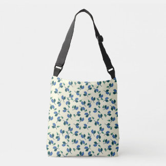 Blauwe Pods Tote Crossbody Tas