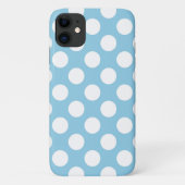 Blauwe pokadots, poolvlek, Stippen, gedopt Case-Mate iPhone Case (Achterkant)