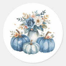 Blauwe Pompoen Bloemstuk
