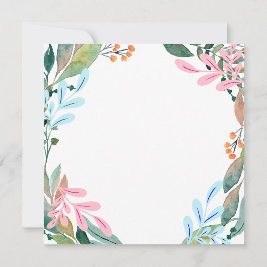 Blauwe pompoen Geslacht Onthullen Zijn Een Jongen Bedankkaart (Achterkant)