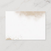 Blauwe Pompoen Herfst bloemenpampas Baby shower Bo Informatiekaartje (Achterkant)