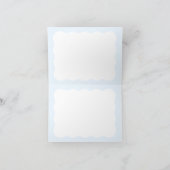 Blauwe pompoen Het is een Boy Modern Herfst Baby s Bedankkaart (Binnen)