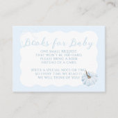 Blauwe pompoen Het is een Boy Modern Herfst Baby s Informatiekaartje (Voorkant)