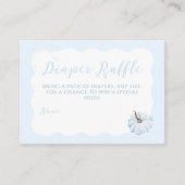 Blauwe pompoen Het is een Boy Modern Herfst Baby s Informatiekaartje (Voorkant)