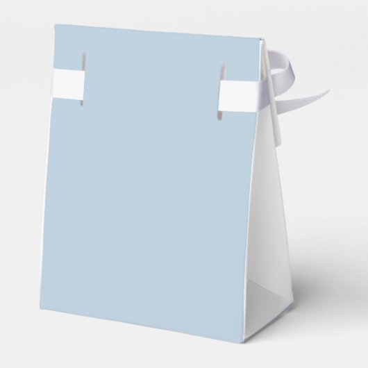 Blauwe Pompoen Jongen Baby Shower Bedankdoosjes (Achterkant)