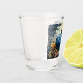 Blauwe pompoen - Shot Glass Glas (Links)