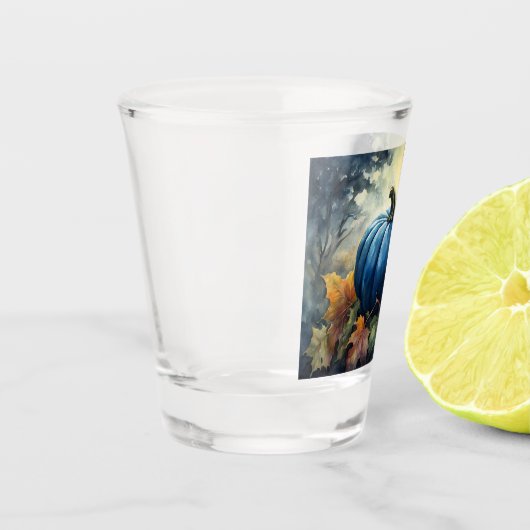 Blauwe pompoen - Shot Glass Shot Glas (Links)