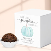 Blauwe Pompoen Waterverf Baby Jongensdouche Dank u Bedankdoosjes