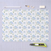 Blauwe Pompoenen Bloemen Tissuepapier (Craft)