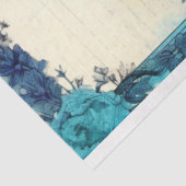 Blauwe pony en vlinderbloemigen nr. 2 tissuepapier (Detail)