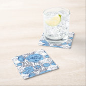 Blauwe pony kartonnen onderzetters (Insitu)