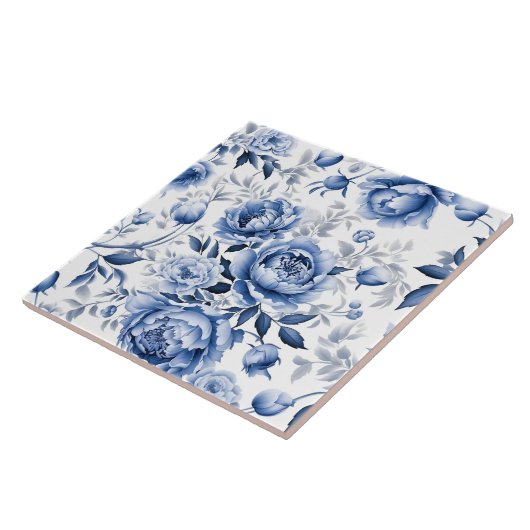 Blauwe pony tegeltje (Zijkant)