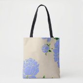 Blauwe pony tote bag (Voorkant)