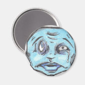 Blauwe POO HEAD magneet (Voorkant / Achterkant)