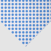 Blauwe poolpunten met achtergrond tissuepapier (Detail)