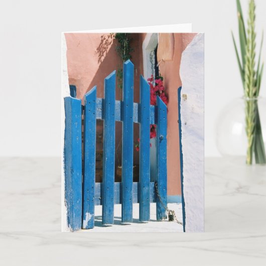 Blauwe poort kaart (Voorkant)