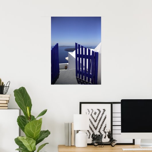 Blauwe poort poster (Thuiskantoor)