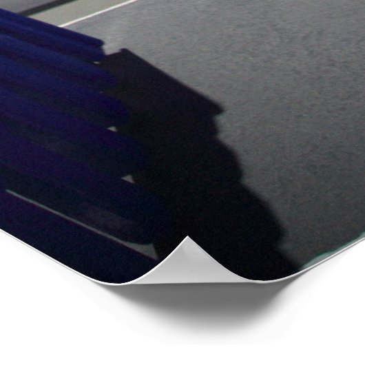 Blauwe poort poster (Hoek)