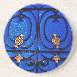 Blauwe poort zandsteen onderzetter