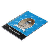 Blauwe poot printplaat notitieboek (Linkerzijde)