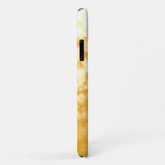 BLAUWE POPPY bloem gouden lucht Case-Mate iPhone Case (Achterkant/rechts)