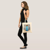 Blauwe Portugal deur Tote Bag (Voorkant (model))